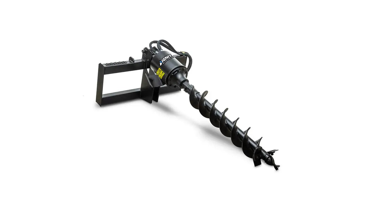 Ignite Attachments 45 in Skid Steer Auger Drive and Bit Package 150PH