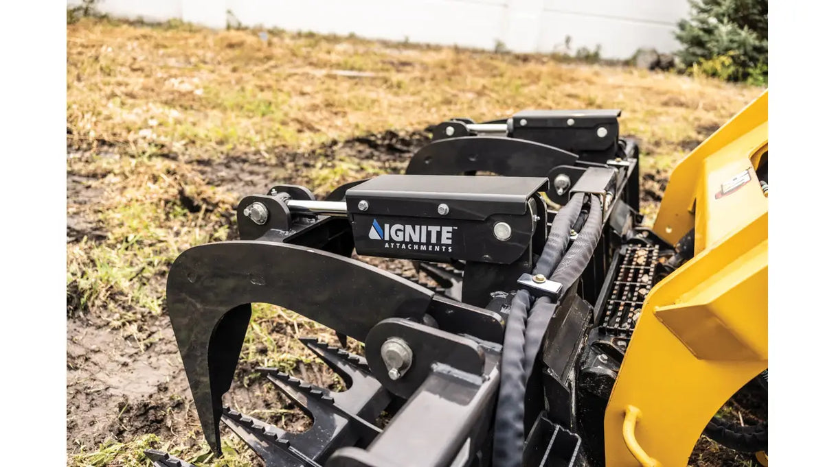 Ignite Attachments 67.9 in Skid Steer Root Grapple