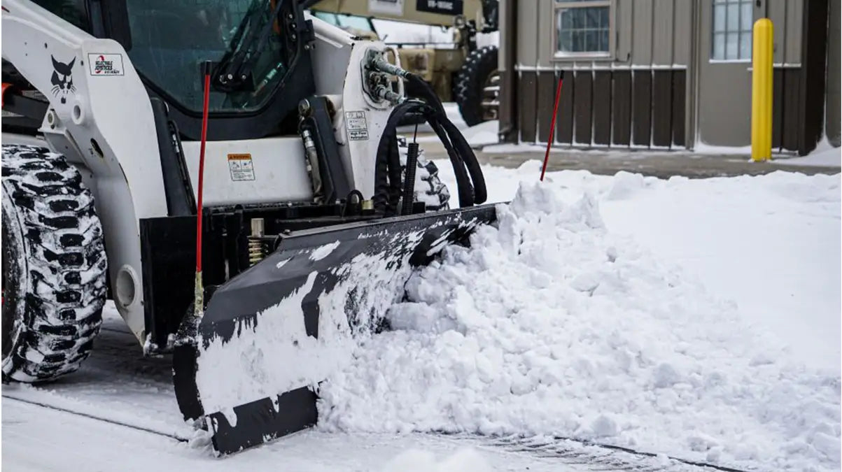 Ignite Attachments 72 in Skid Steer Snow Blade
