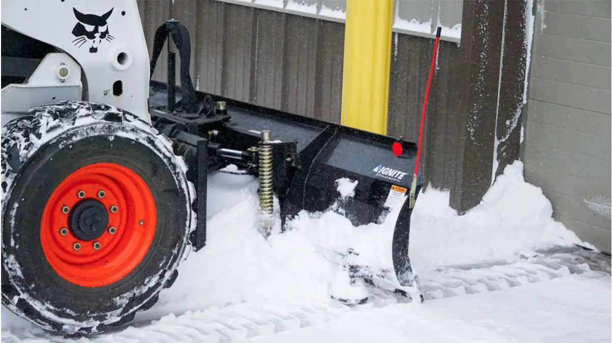 Ignite Attachments 108 in Skid Steer Snow Blade