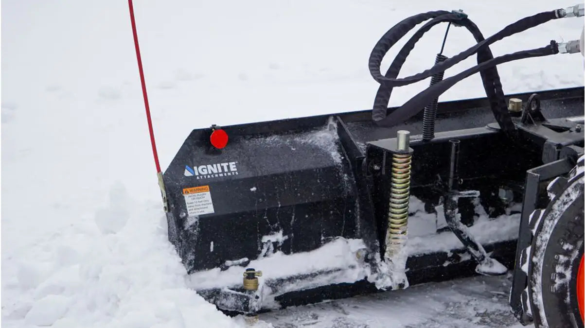 Ignite Attachments 72 in Skid Steer Snow Blade