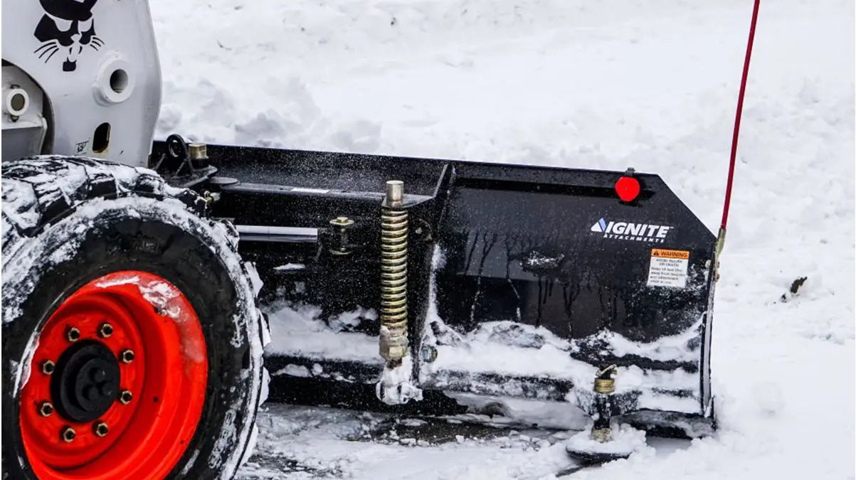 Ignite Attachments 72 in Skid Steer Snow Blade