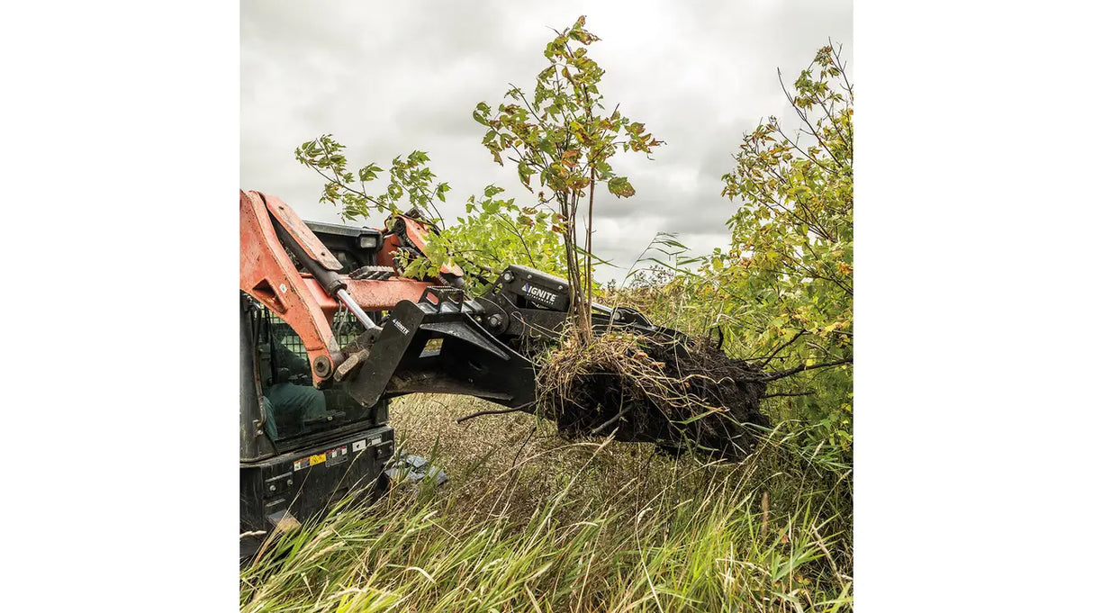 Ignite Attachments 46.6 in Skid Steer Stump Bucket
