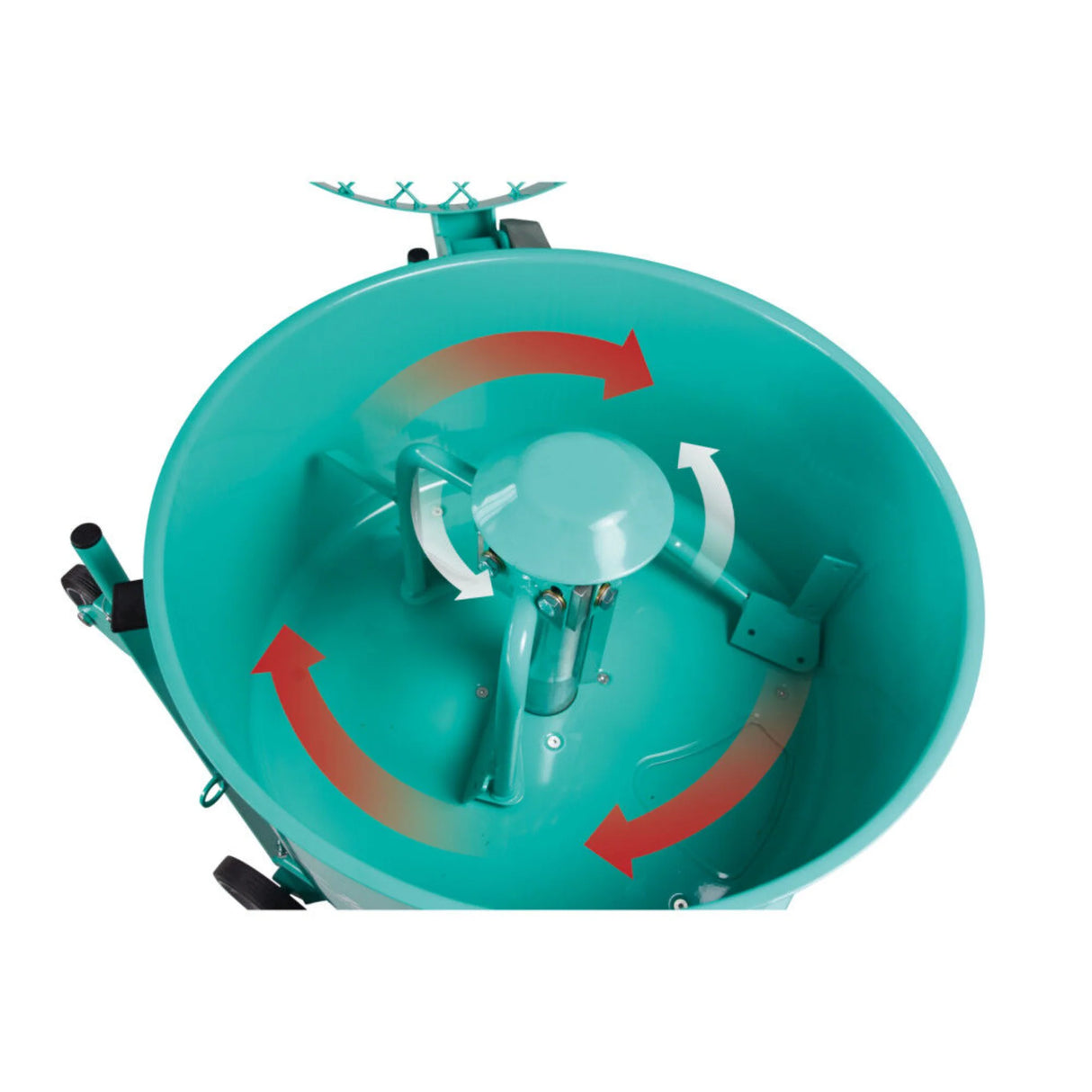 IMER Mix 120 Plus 4 cu ft 120V Vertical Shaft Mortar Mixer with Open Grate