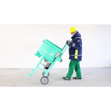 IMER Mix 120 Plus 4 cu ft 120V Vertical Shaft Mortar Mixer with Open Grate