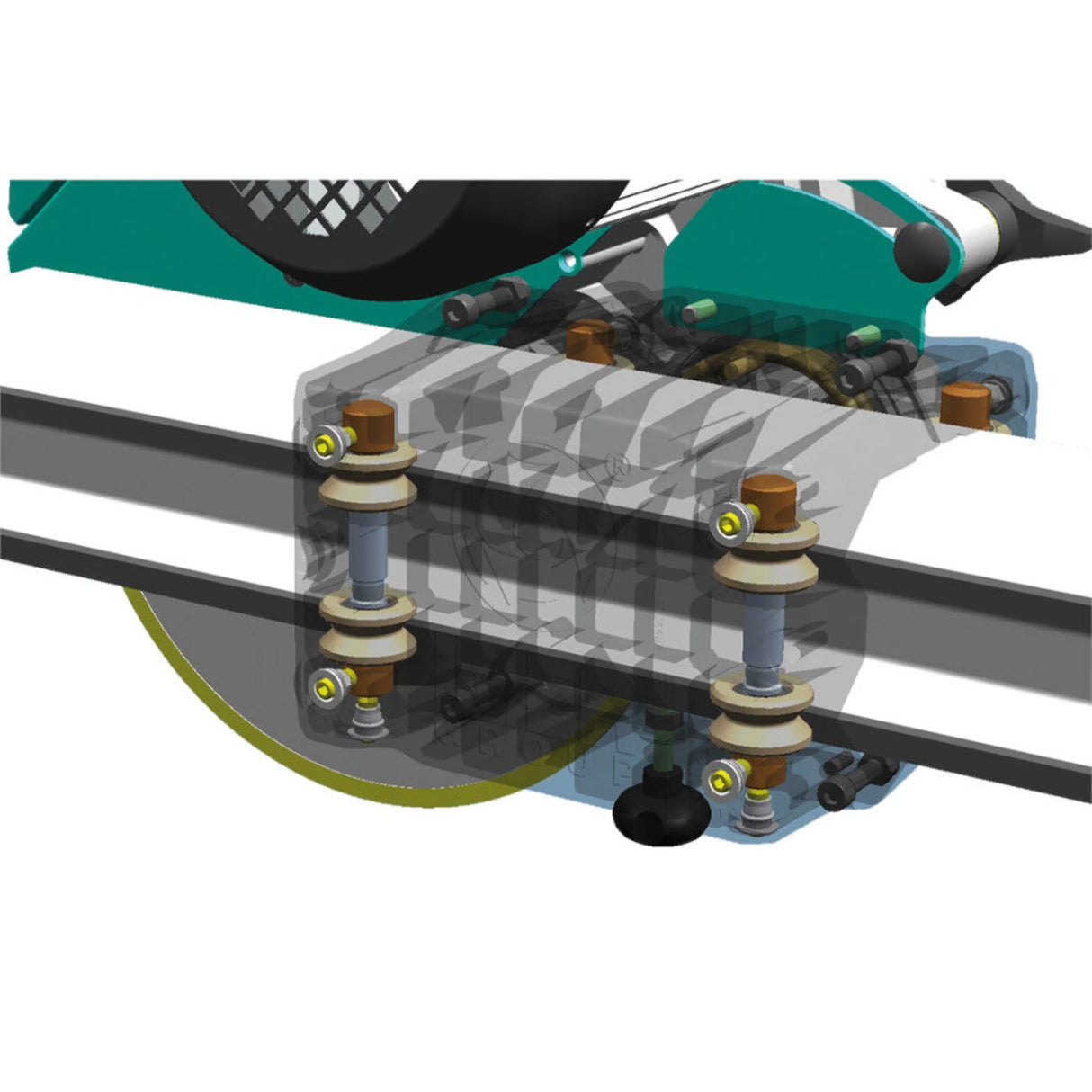 IMER Combicut iPower 14 in 240V 4 HP Tile Stone and Porcelain Saw 350