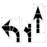 Newstripe Federal Arrow Stencil Set