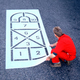 Newstripe Arched Hopscotch Playground Stencil