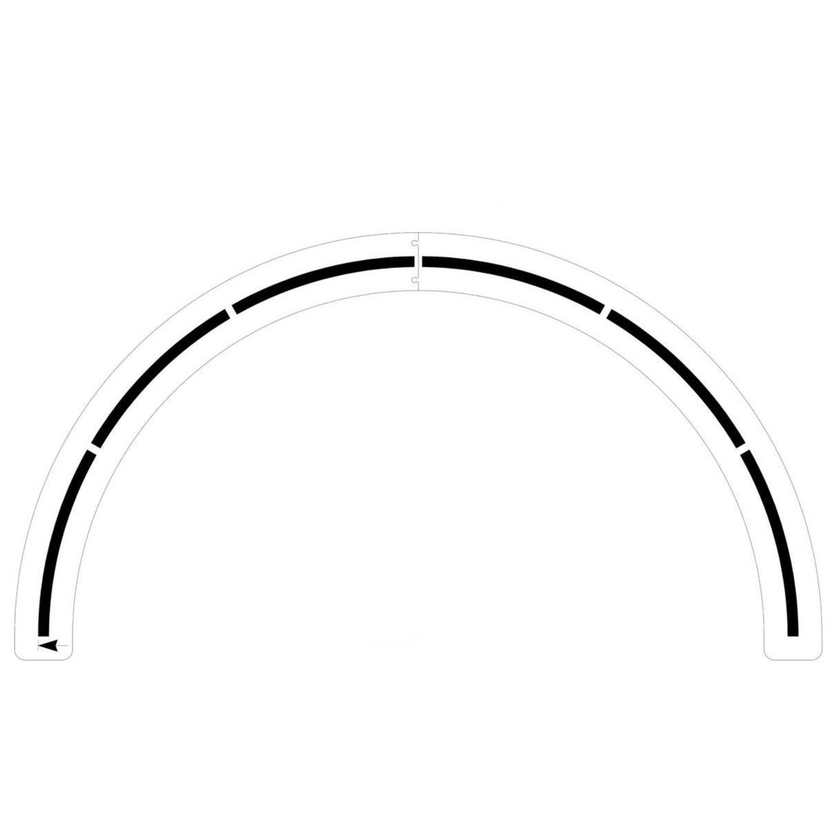 Newstripe Basketball 6 ft Center Circle Stencil