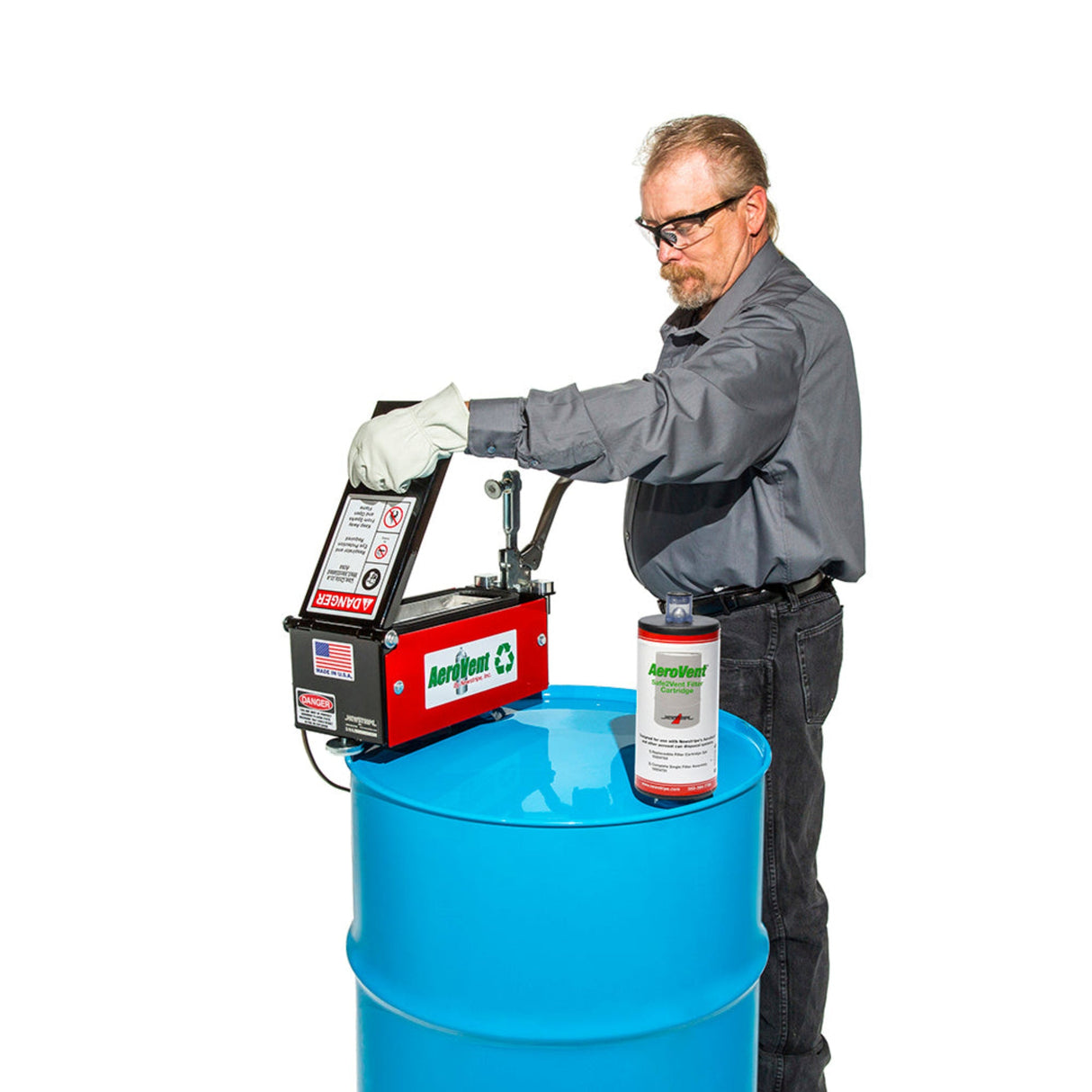 Newstripe AeroVent Standard Aerosol Can Disposal System
