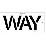 Newstripe Walgreens 24 Inch WAY Stencil