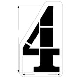 Newstripe Individual Replacement Numbers for 72 in Football Field Number Stencil Kit