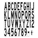Newstripe FAA Individual Letter & Number Stencil