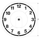 Newstripe Clock Stencil