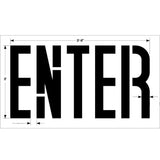 Newstripe Walmart 36 Inch ENTER Stencil