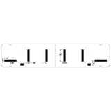Newstripe Deluxe Hash Mark Football Field Stencil
