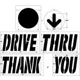 Newstripe McDonalds Parking Lot Stencil Kit