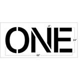 Newstripe Walgreens 24 Inch ONE Stencil
