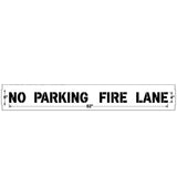 Newstripe Walmart NO PARKING FIRE LANE Combo Stencil
