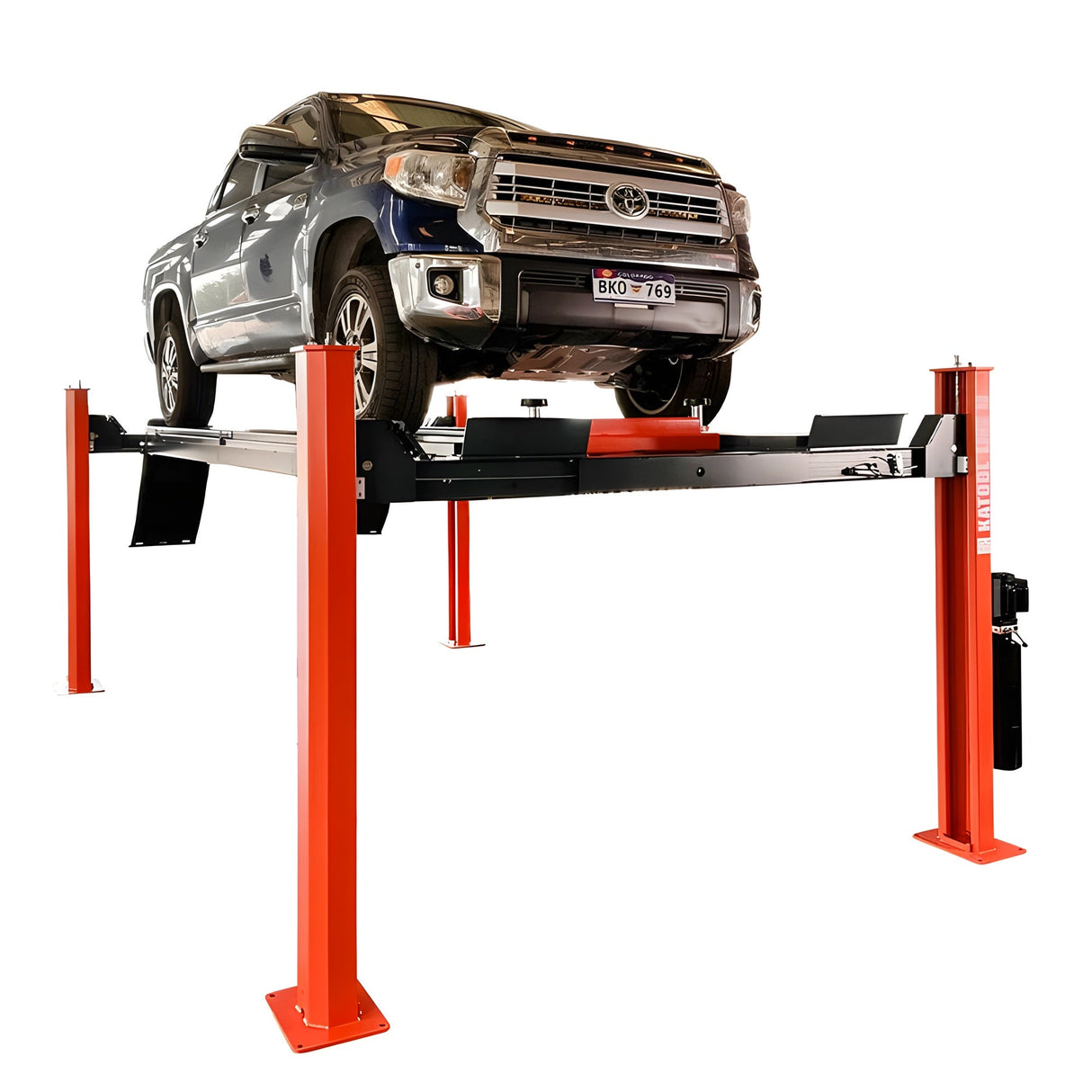 Katool KT-4H150 15,000 lb 4-Post Alignment Lift (RJ-60 Rolling Jack Included)