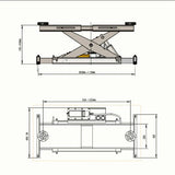 Katool KT-RJ70 7,000 lb Rolling Jack