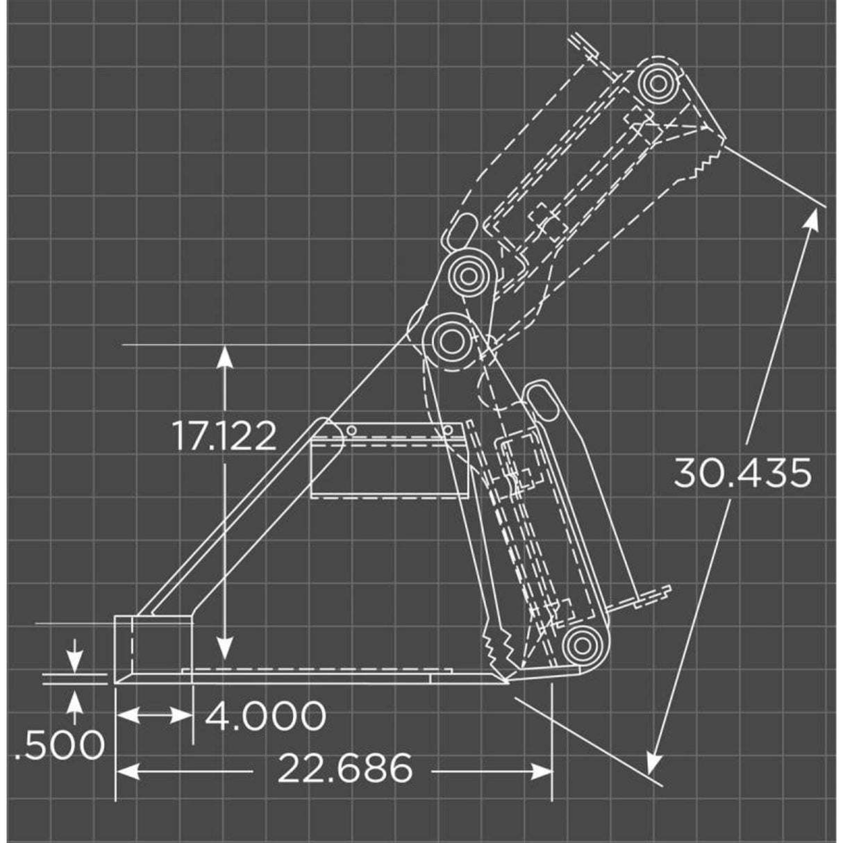 Loflin Fabrication Mini 4-N-1 Bucket