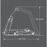 Loflin Fabrication Skid Steer Front Dump Bucket (High Tip)