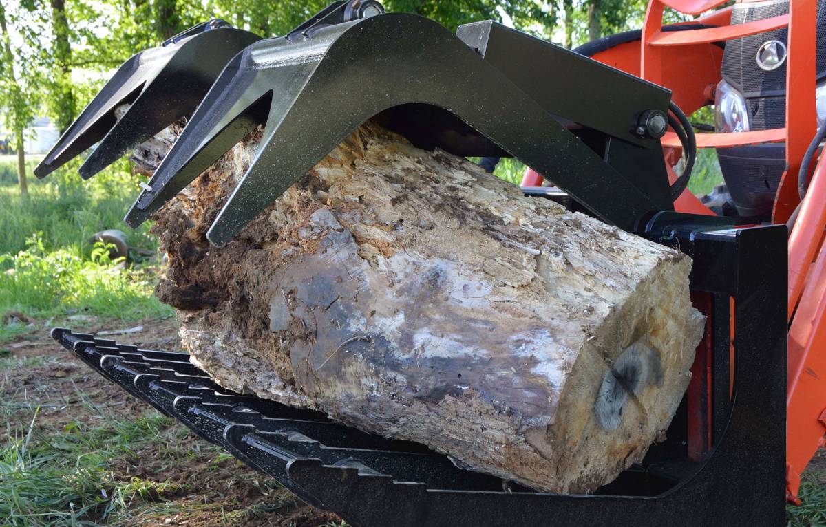 Loflin Fabrication Skid Steer Medium Duty Root Grapple