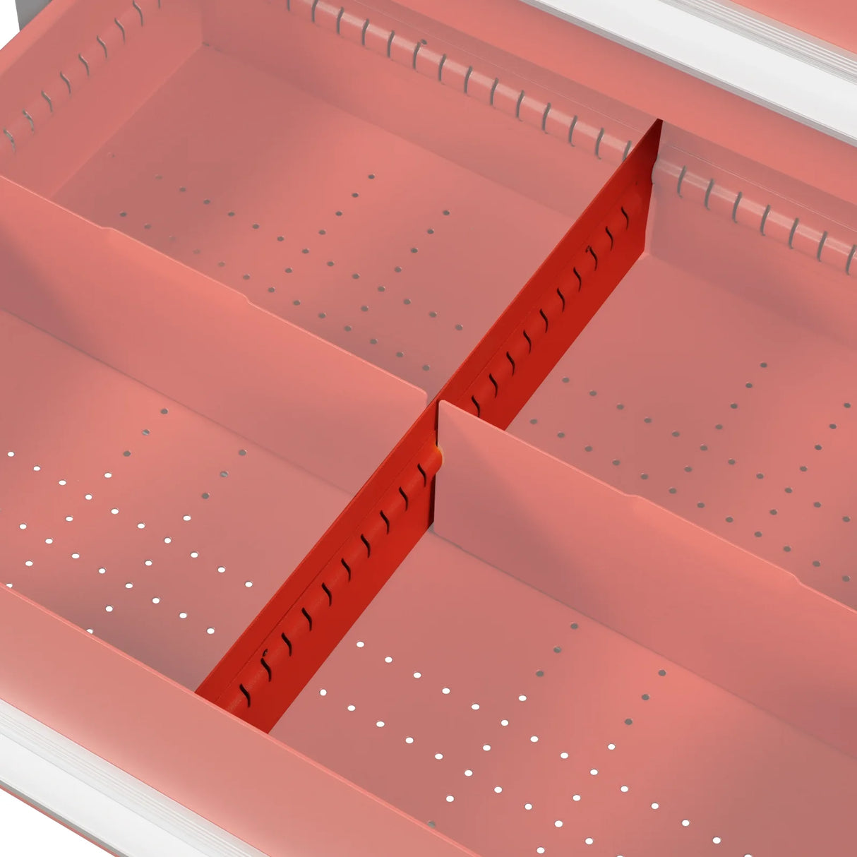 (1 Pack/6 Pcs Depth18.05"Height2.56")Extra Drawer Long Dividers For Modular Tool Cabinet