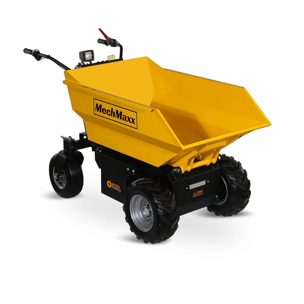 MechMaxx 1100lb Loading 1000W DC Motor 48V Battery Powered Hydraulic Tipping Dump Cart,  EH50