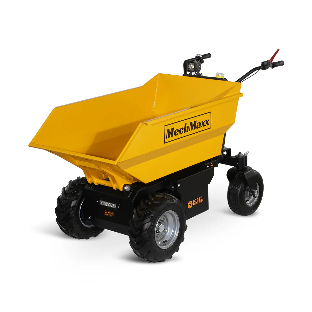 MechMaxx 1100lb Loading 1000W DC Motor 48V Battery Powered Hydraulic Tipping Dump Cart,  EH50