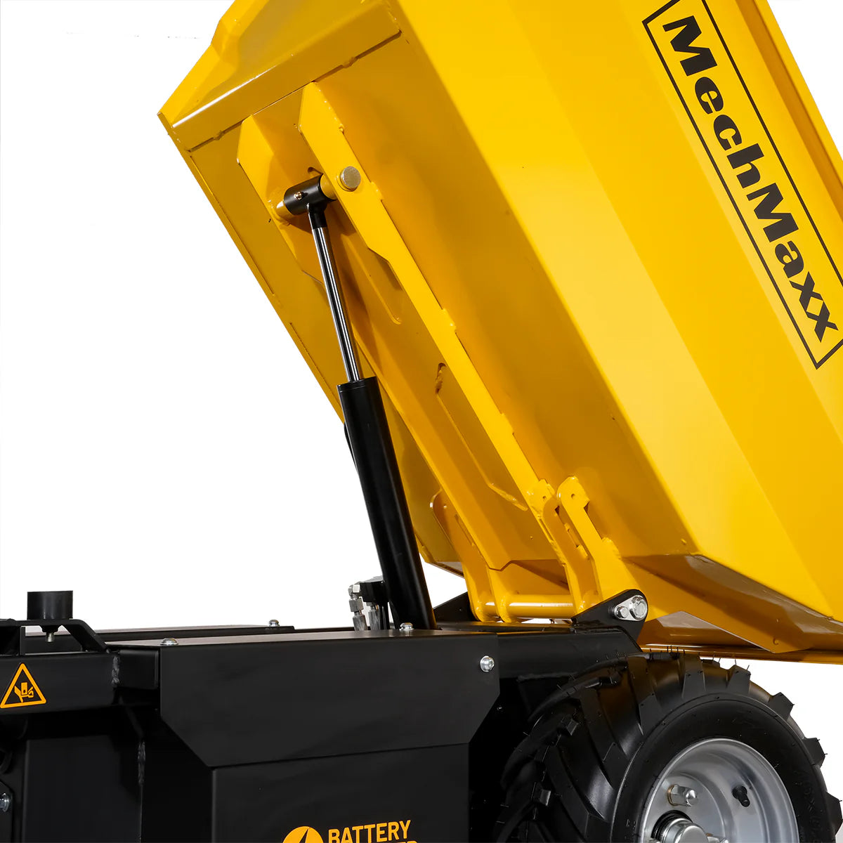 MechMaxx 1100lb Loading 1000W DC Motor 48V Battery Powered Hydraulic Tipping Dump Cart,  EH50