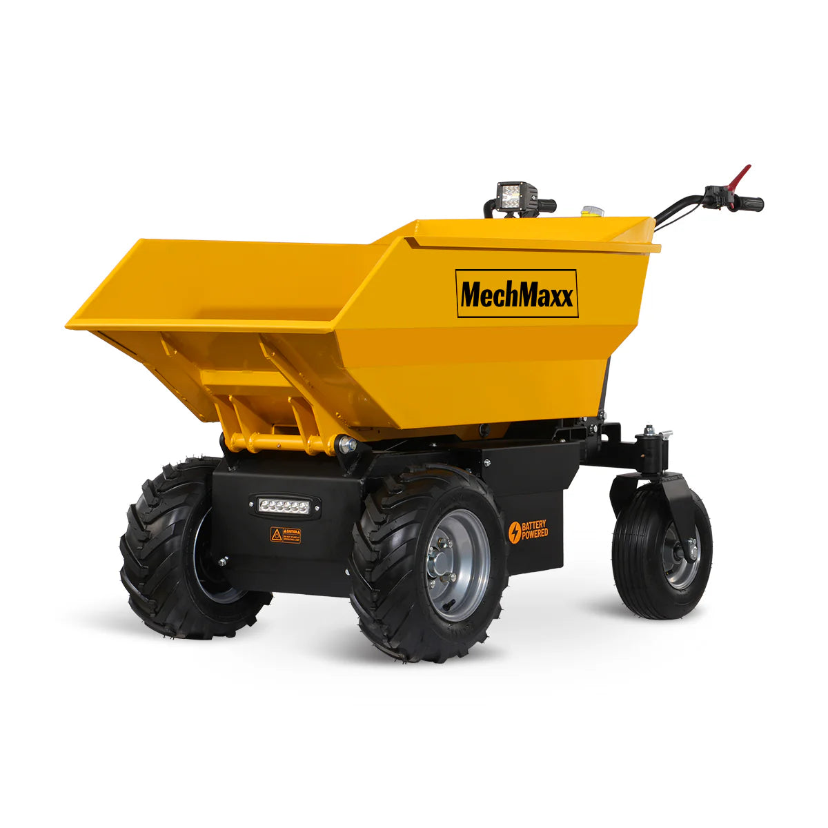 MechMaxx 1100lb Loading 1000W DC Motor 48V Battery Powered Hydraulic Tipping Dump Cart,  EH50
