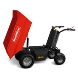 MechMaxx 1100lb Loading 1000W DC Motor 48V Battery Powered Hydraulic Tipping Dump Cart,  EH50