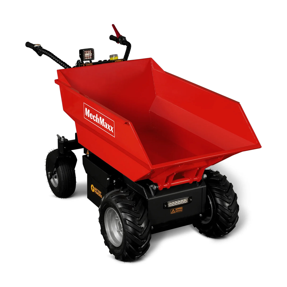 MechMaxx 1100lb Loading 1000W DC Motor 48V Battery Powered Hydraulic Tipping Dump Cart,  EH50