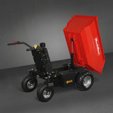MechMaxx 1100lb Loading 1000W DC Motor 48V Battery Powered Hydraulic Tipping Dump Cart,  EH50