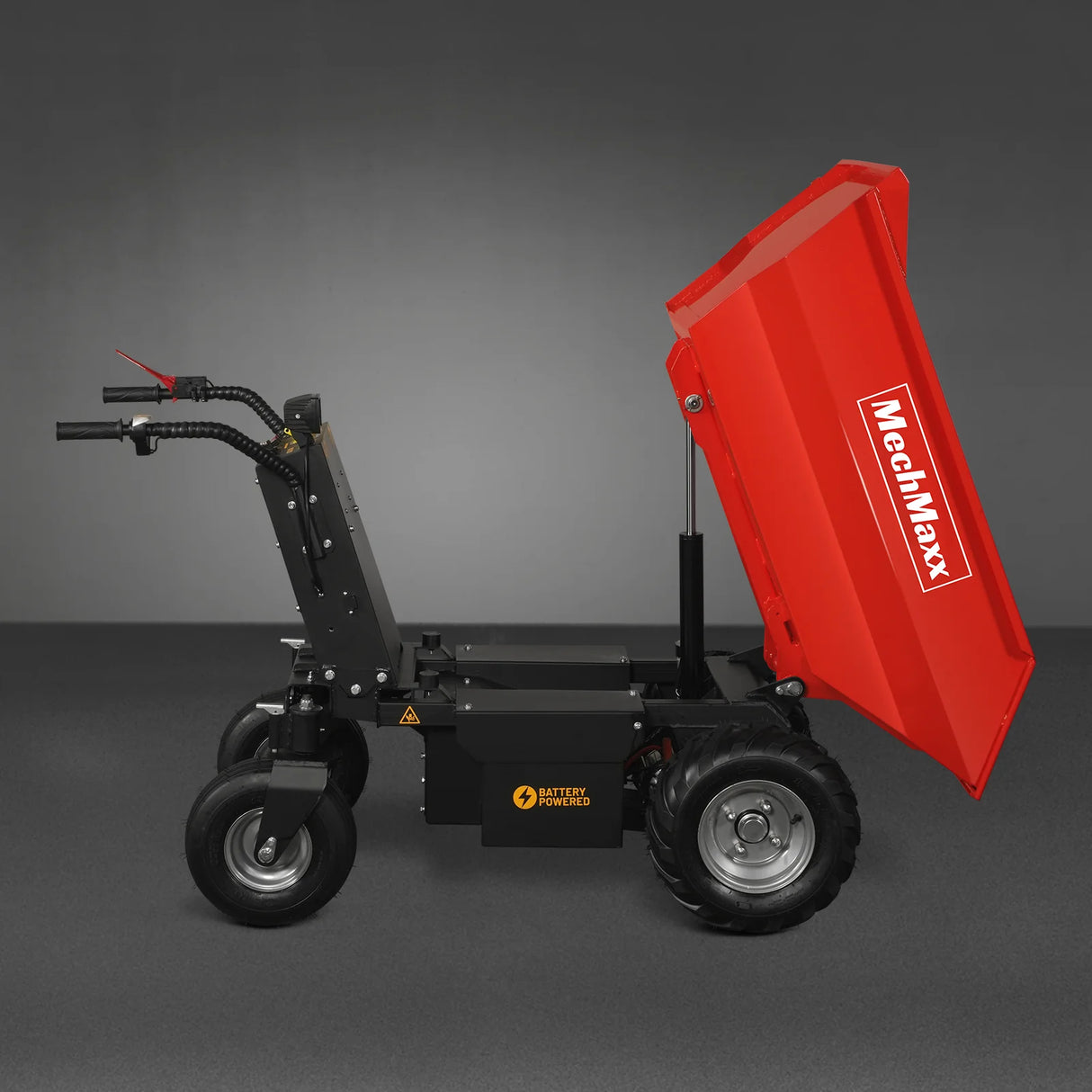 MechMaxx 1100lb Loading 1000W DC Motor 48V Battery Powered Hydraulic Tipping Dump Cart,  EH50