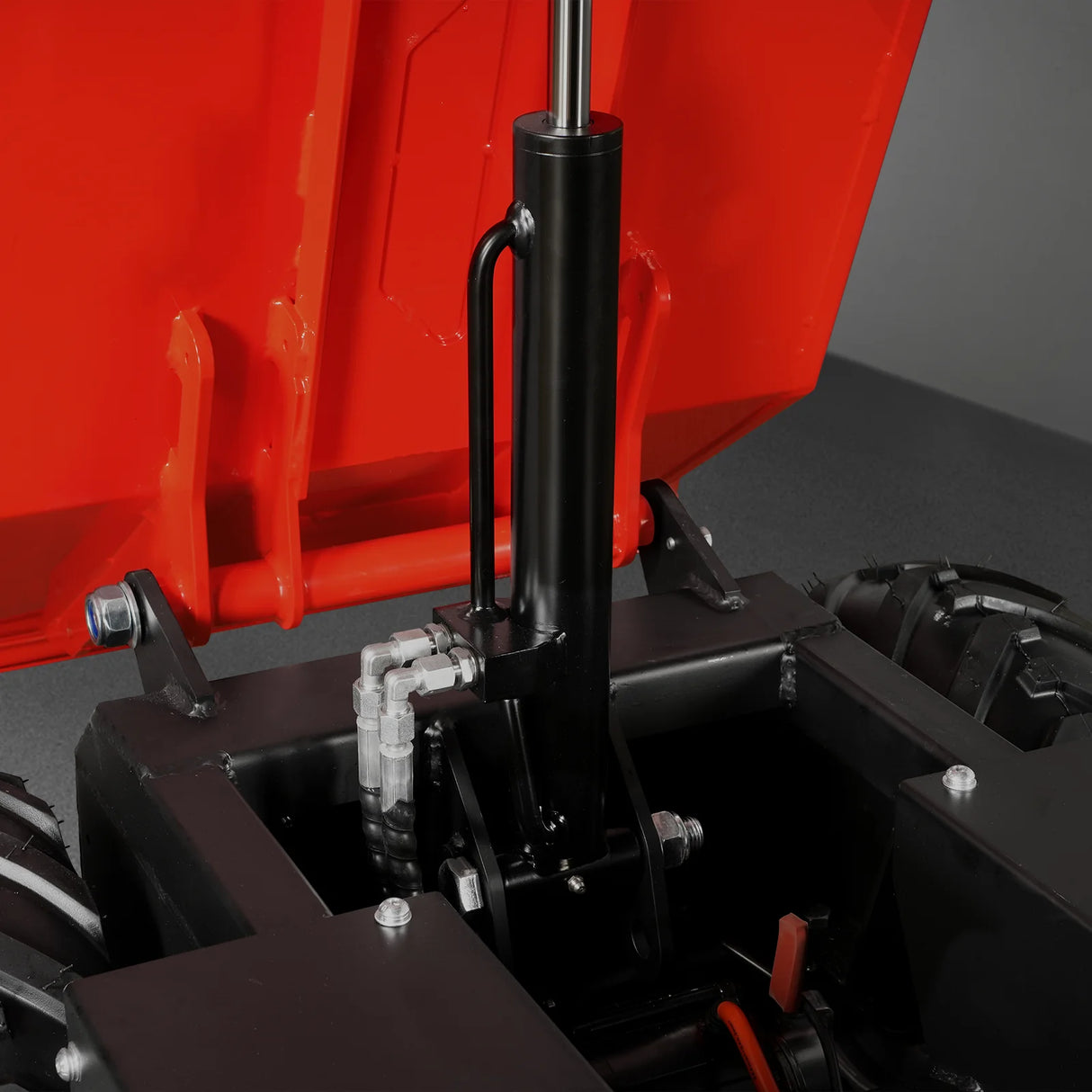 MechMaxx 1100lb Loading 1000W DC Motor 48V Battery Powered Hydraulic Tipping Dump Cart,  EH50