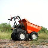 MechMaxx 660lbs Capacity 7HP Gas Powered Wheelbarrow  Cart T30 3F+1R Gearbox , T30