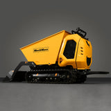 MechMaxx 1800lb 420cc  E-start Gas Engine Stand-ON Hydraulic Track Dumper with Self-Loading ,  T80