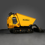 MechMaxx 1800lb 420cc  E-start Gas Engine Stand-ON Hydraulic Track Dumper with Self-Loading ,  T80