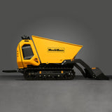 MechMaxx 1800lb 420cc  E-start Gas Engine Stand-ON Hydraulic Track Dumper with Self-Loading ,  T80