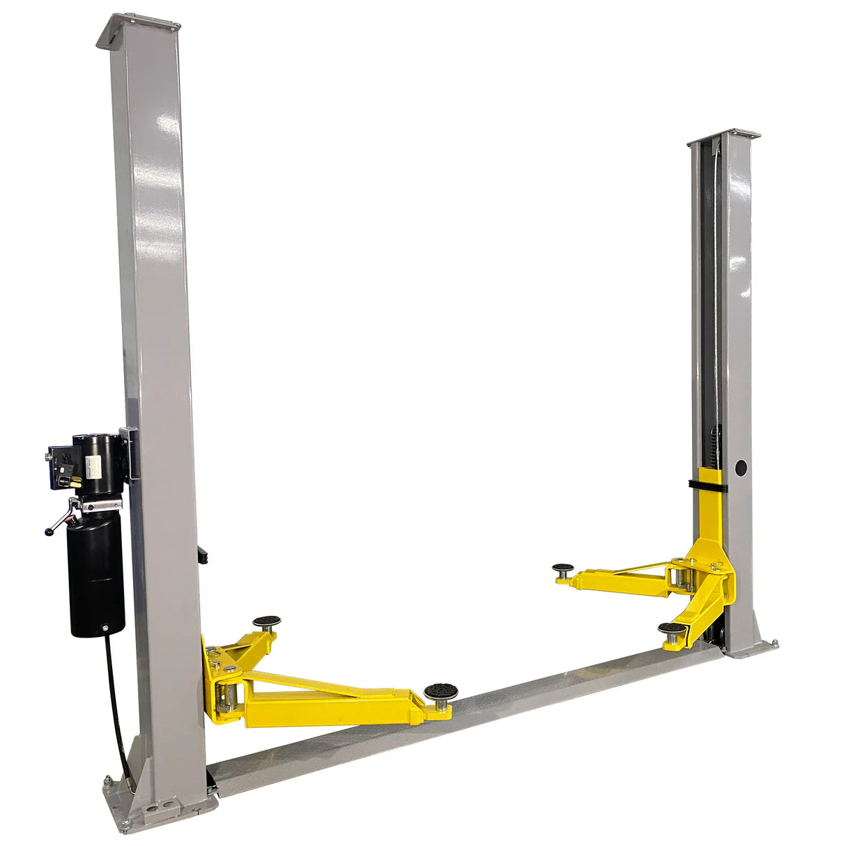 Triumph NT-9 9,000 lb Two-Post Floor Plate Lift, Low Ceiling