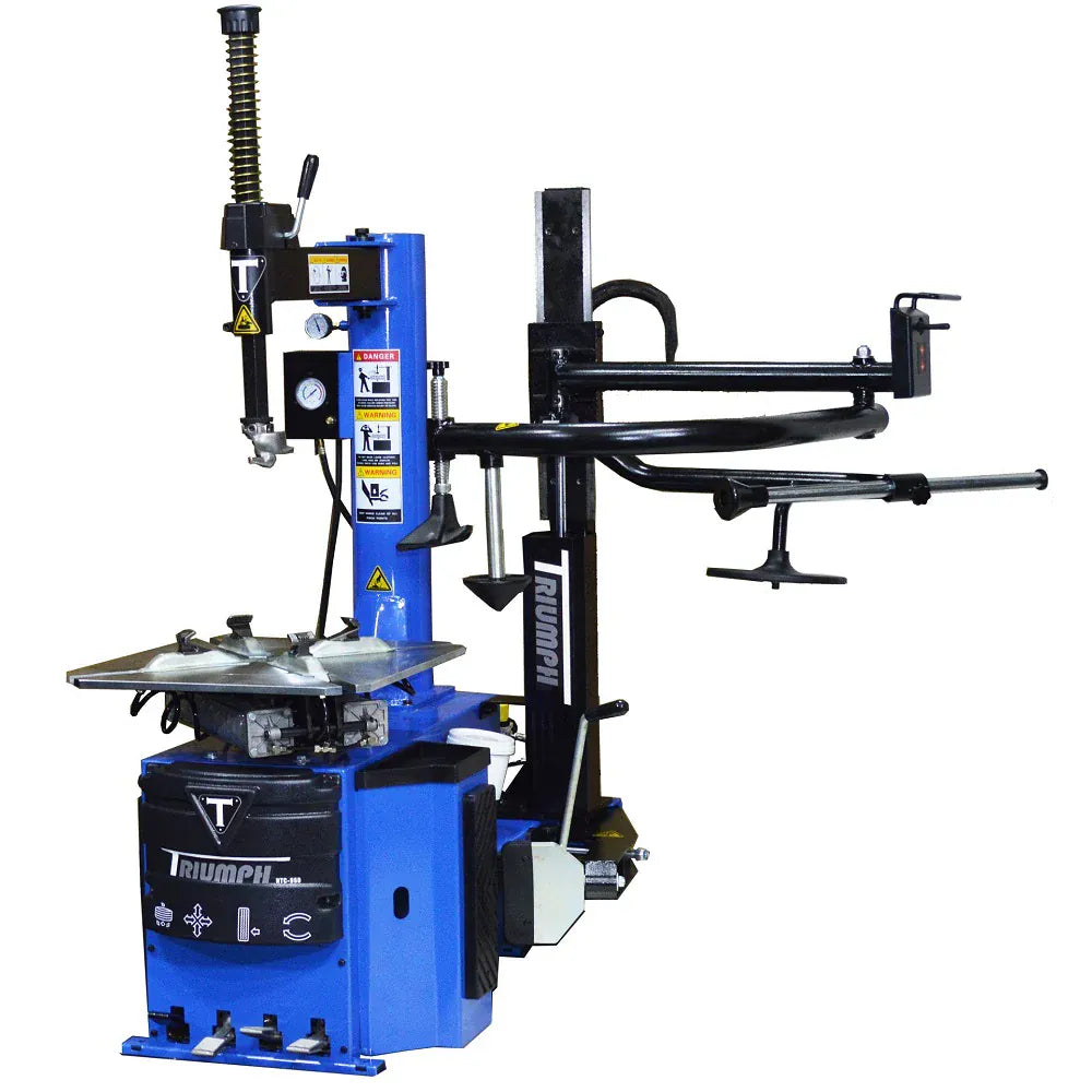 Triumph NTC-950-1 Single Assist Arm Tire Changer, 16–28" Clamping, Run-Flat Capable, 110V