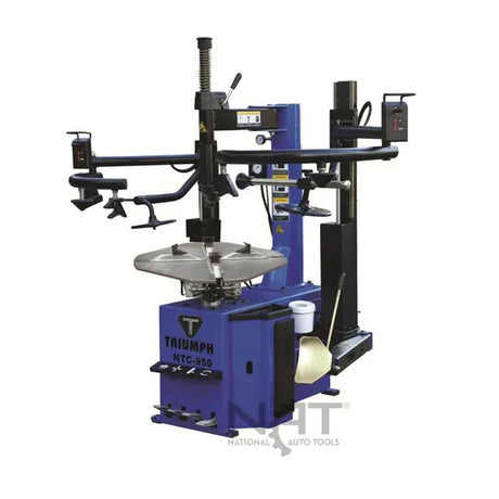 Triumph NTC-950-2 Tire Changer, Dual Pneumatic Assist Arms, Bead Blast, 5,500-lb Bead Breaker