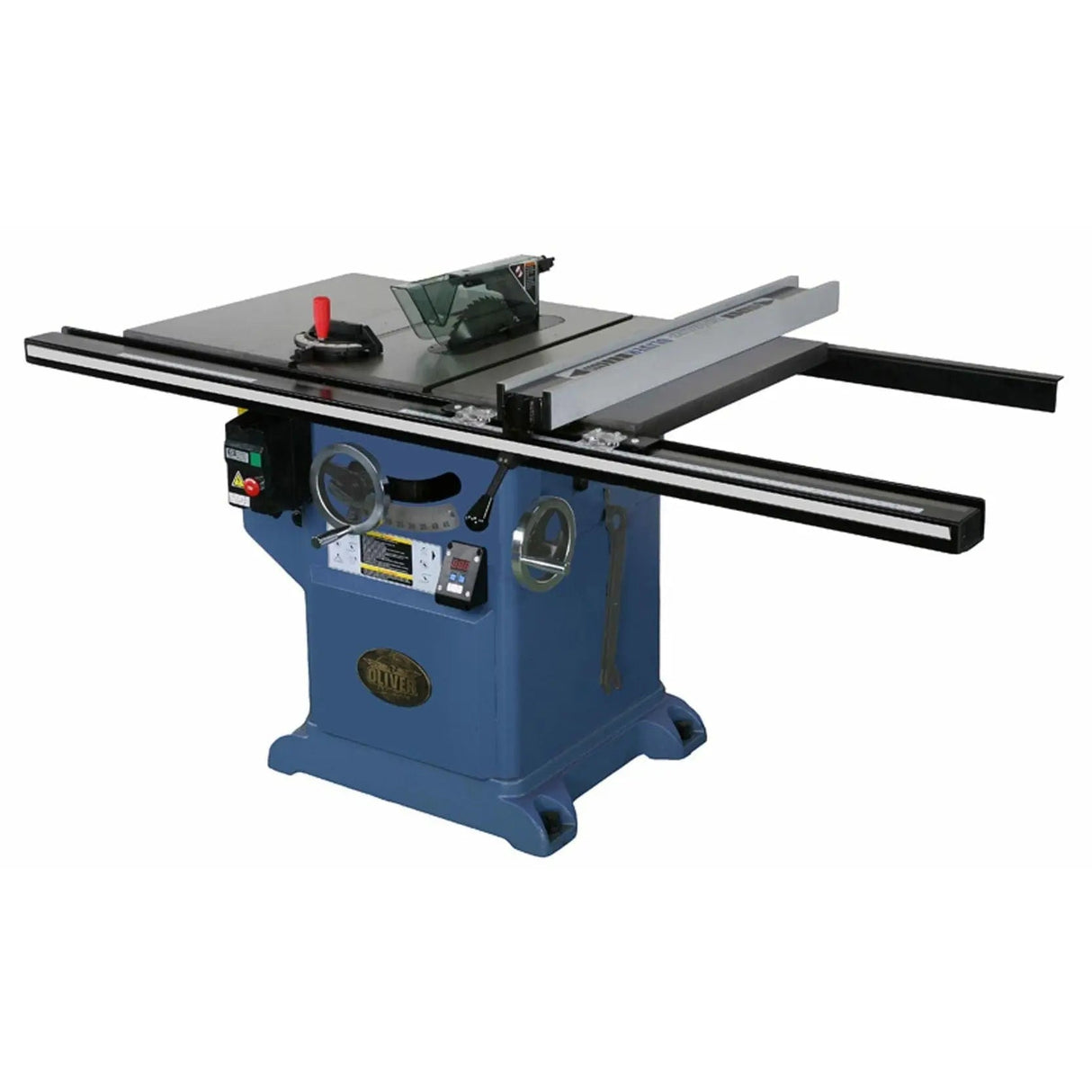 Oliver Machinery 10” Single Phase 5 HP Professional Heavy-Duty Table Saw with 36” Rail 4016.003