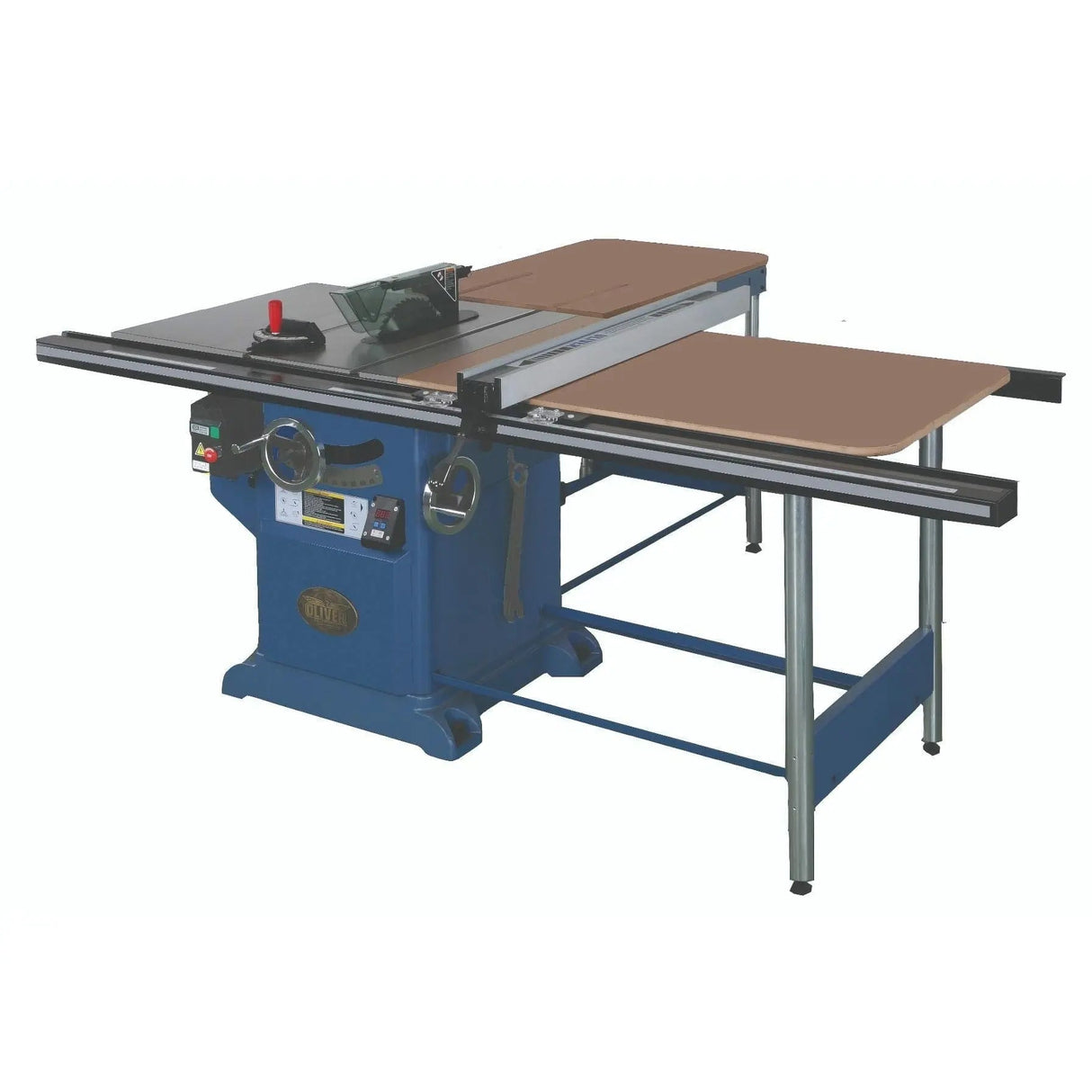 Oliver Machinery 10” Single Phase 5 HP Professional Heavy-Duty Table Saw with 36” Rail 4016.003