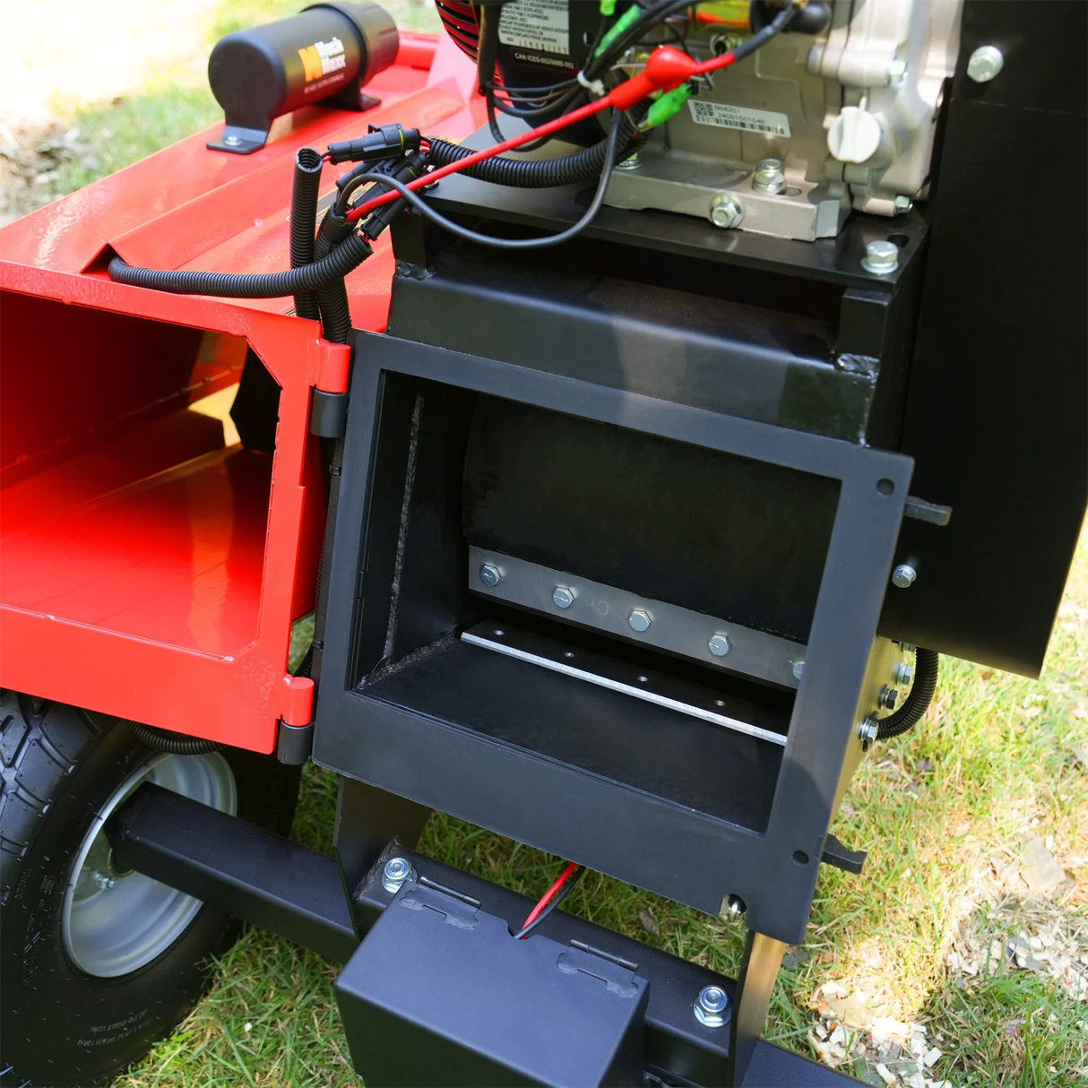 MechMaxx 6 inch E-start ZONSEN 420cc 13.4hp Gasoline Engine Powered Drum Wood Chipper ,  P4206