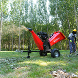 MechMaxx 6 inch E-start ZONSEN 420cc 13.4hp Gasoline Engine Powered Drum Wood Chipper ,  P4206