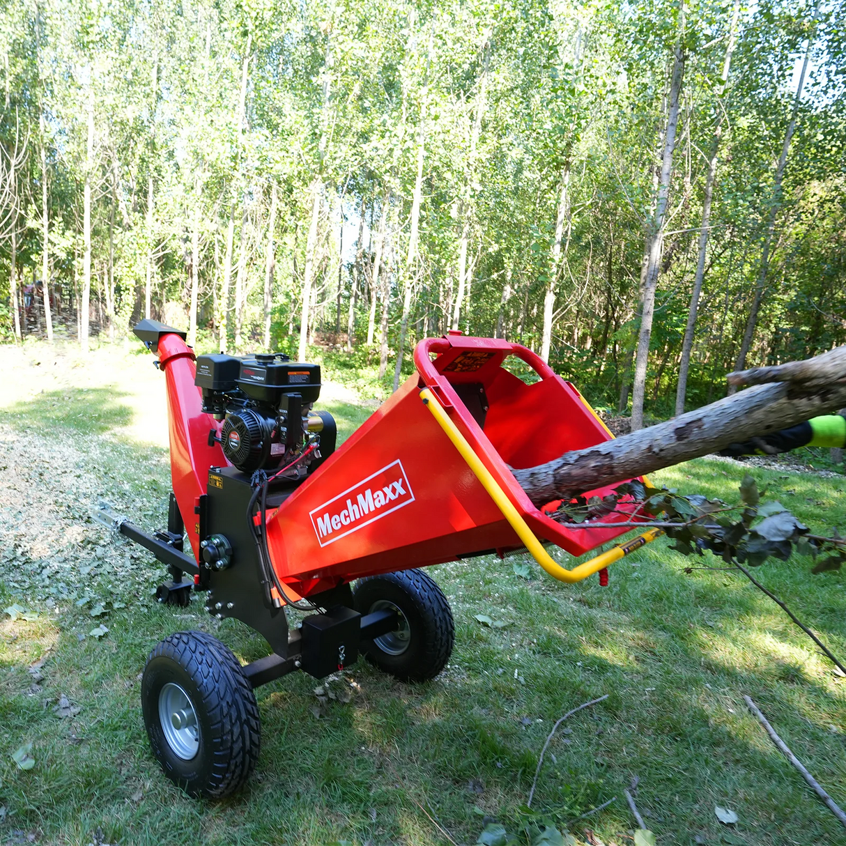 MechMaxx 6 inch E-start ZONSEN 420cc 13.4hp Gasoline Engine Powered Drum Wood Chipper ,  P4206